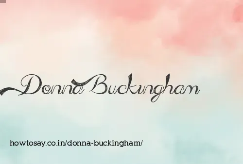 Donna Buckingham