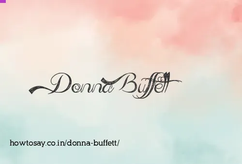 Donna Buffett