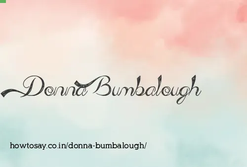 Donna Bumbalough