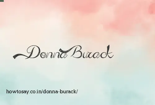 Donna Burack