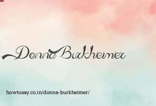 Donna Burkheimer