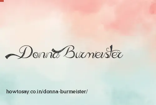 Donna Burmeister