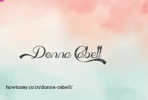 Donna Cabell