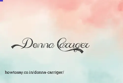 Donna Carriger