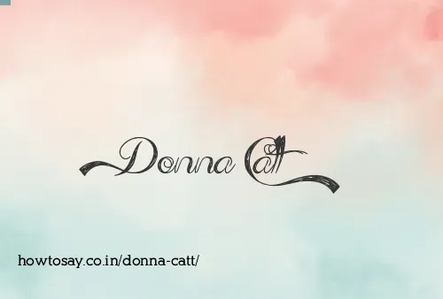 Donna Catt