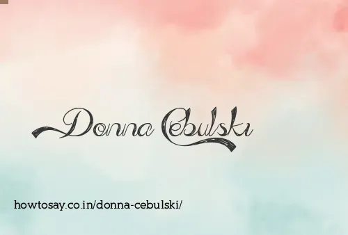 Donna Cebulski