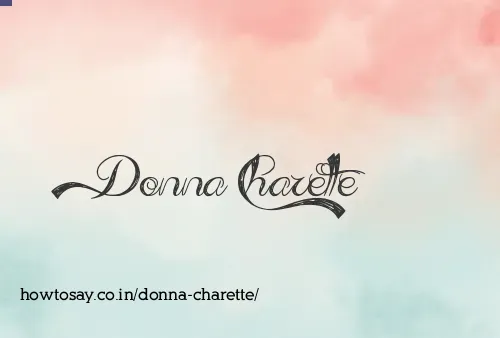 Donna Charette
