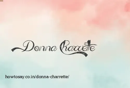Donna Charrette