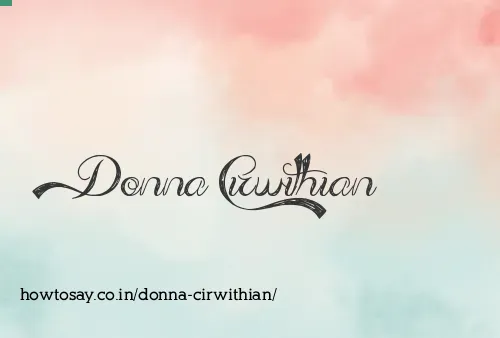 Donna Cirwithian