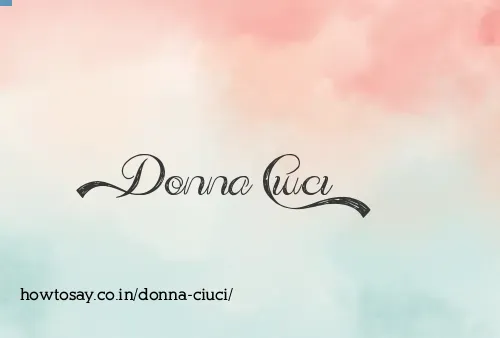 Donna Ciuci