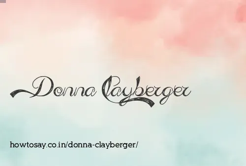 Donna Clayberger