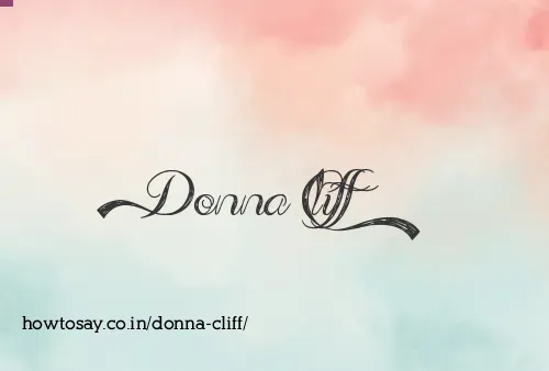 Donna Cliff