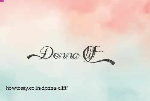 Donna Clift