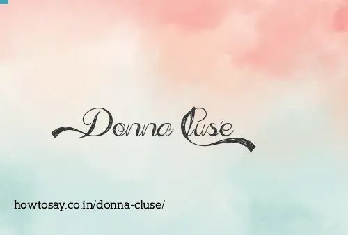 Donna Cluse