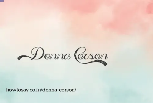 Donna Corson