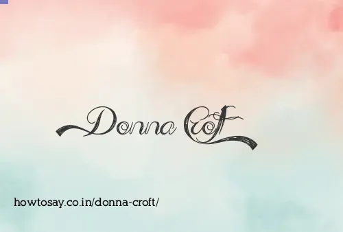 Donna Croft