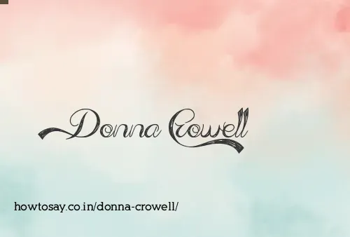 Donna Crowell