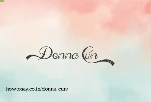 Donna Cun