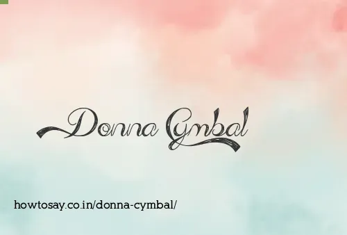 Donna Cymbal