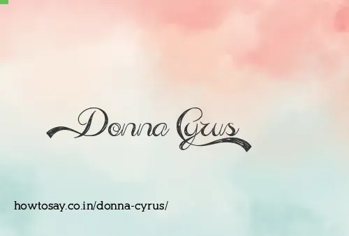 Donna Cyrus