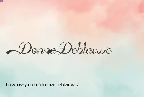 Donna Deblauwe