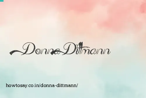 Donna Dittmann
