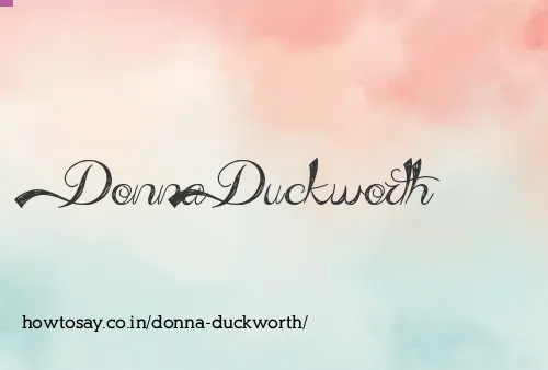 Donna Duckworth