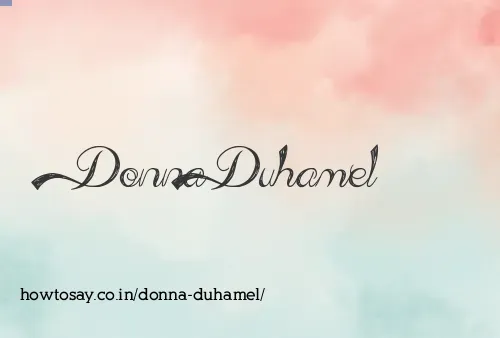 Donna Duhamel