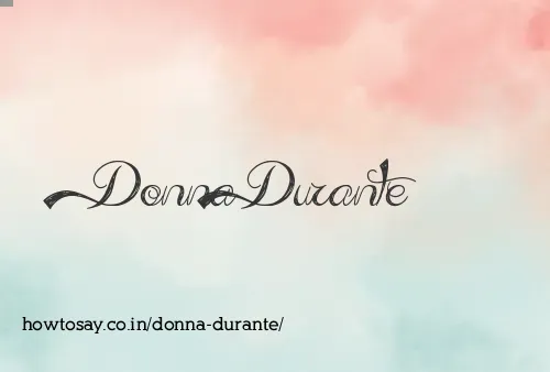Donna Durante