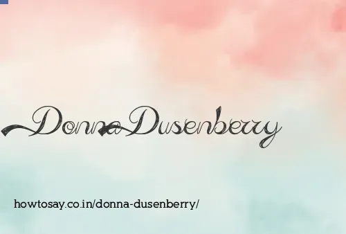 Donna Dusenberry