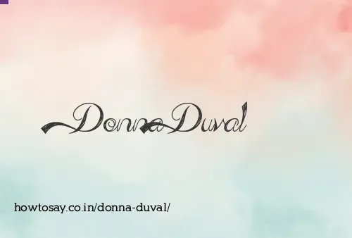Donna Duval