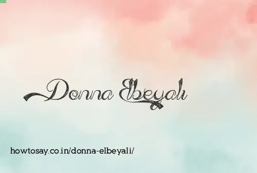 Donna Elbeyali