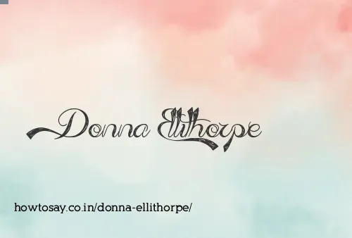 Donna Ellithorpe