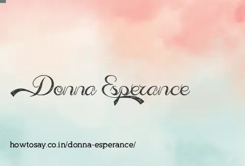 Donna Esperance