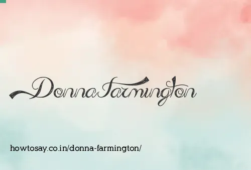 Donna Farmington