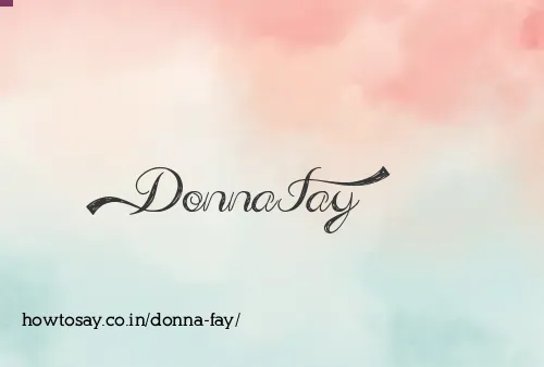 Donna Fay