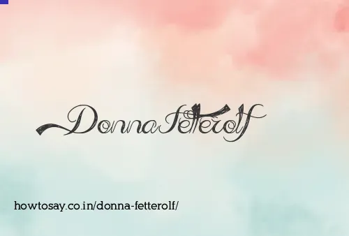 Donna Fetterolf