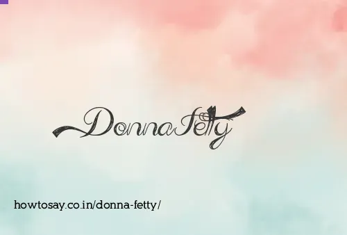 Donna Fetty