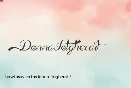 Donna Folgherait