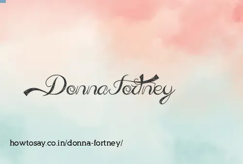 Donna Fortney
