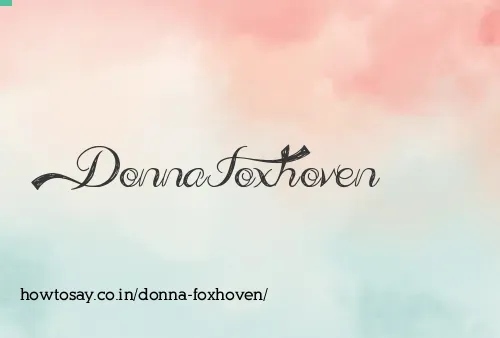 Donna Foxhoven