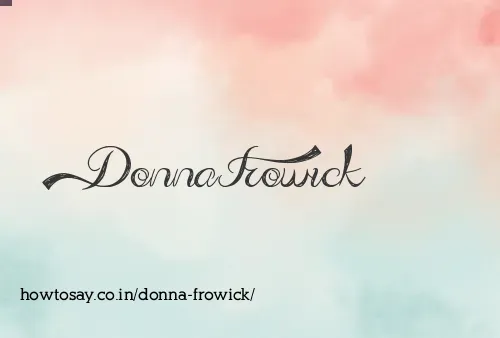Donna Frowick