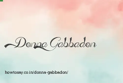 Donna Gabbadon