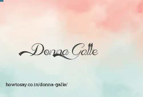 Donna Galle