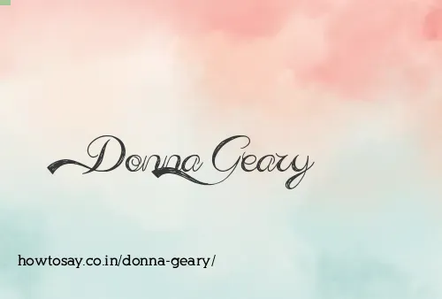 Donna Geary