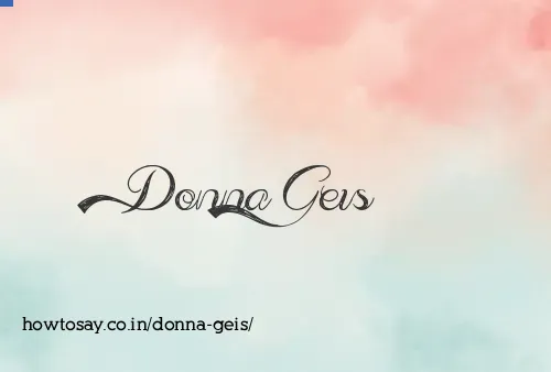 Donna Geis