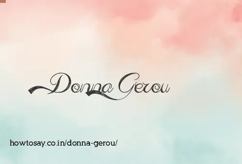 Donna Gerou