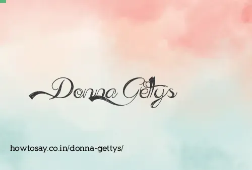 Donna Gettys