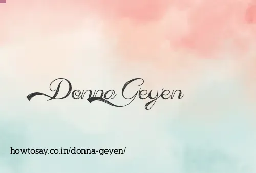 Donna Geyen