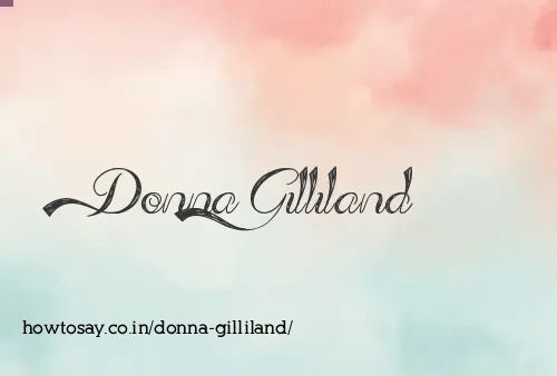 Donna Gilliland
